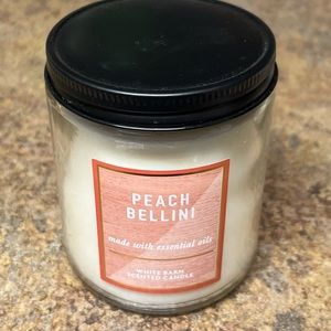 Peach Bellini single wick candle